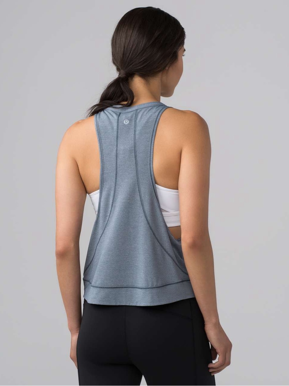 Lululemon /// Women’s Pace Perfect Tank - Heathered Sterling / Sterling - Size 6